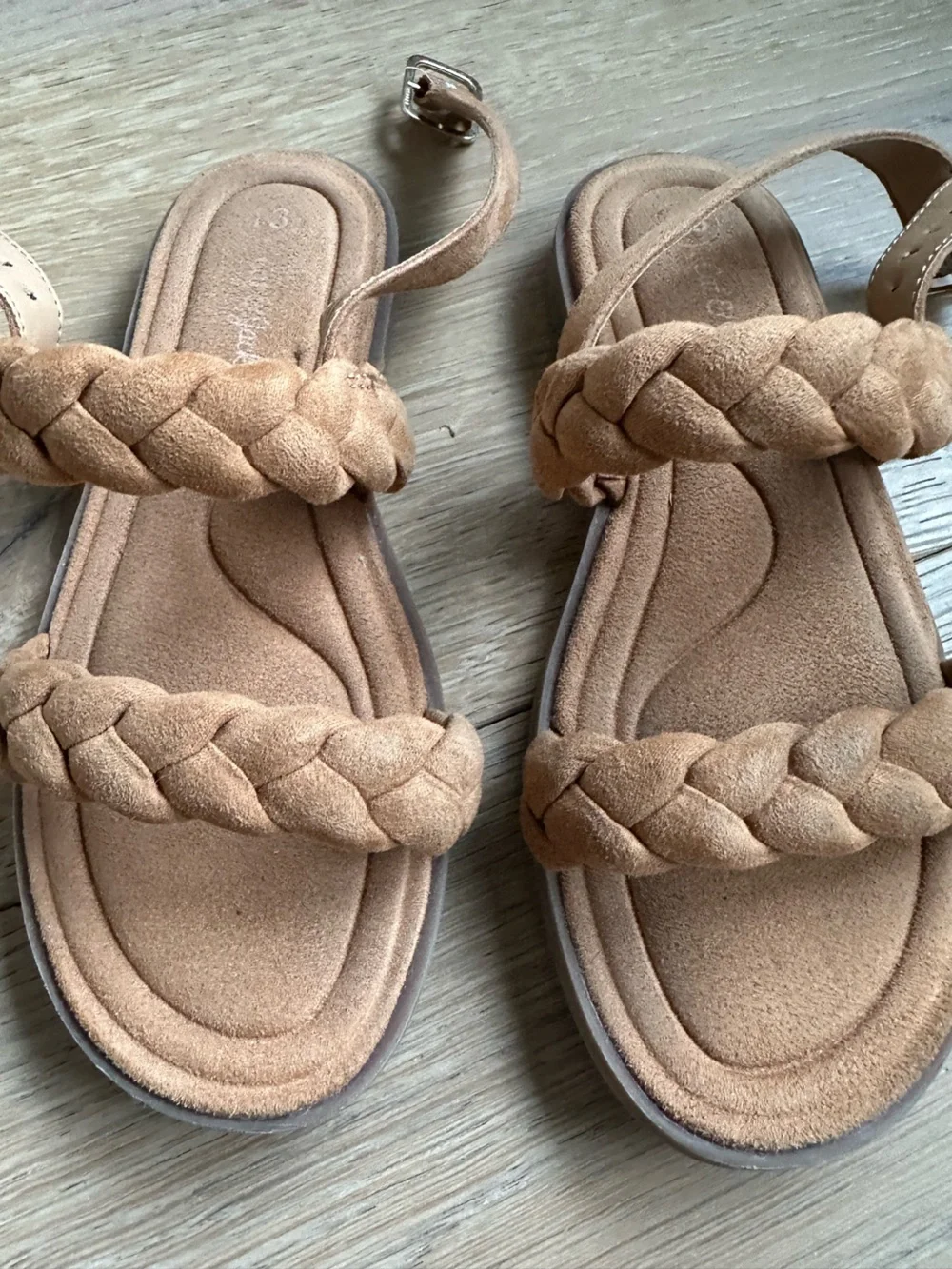 Cat & Jack Braided Strap Sandals in Tan 13